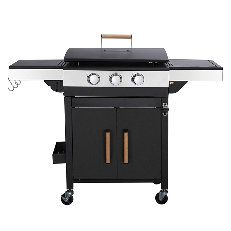 Qazlı Barbekü Griddle 2 Ocaq